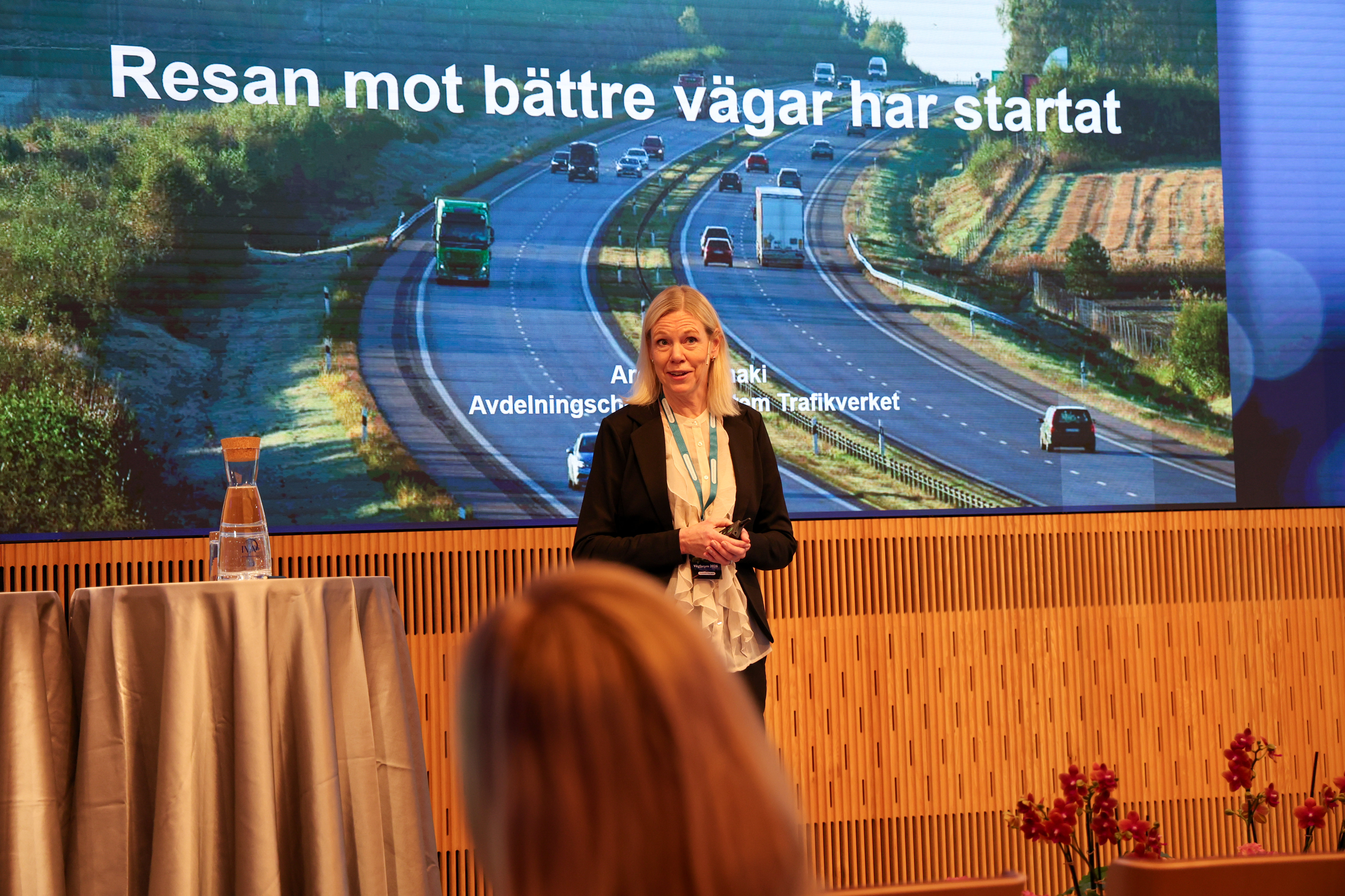 Annika Caniki, avdelningschef Vägsystem Underhåll, Trafikverket