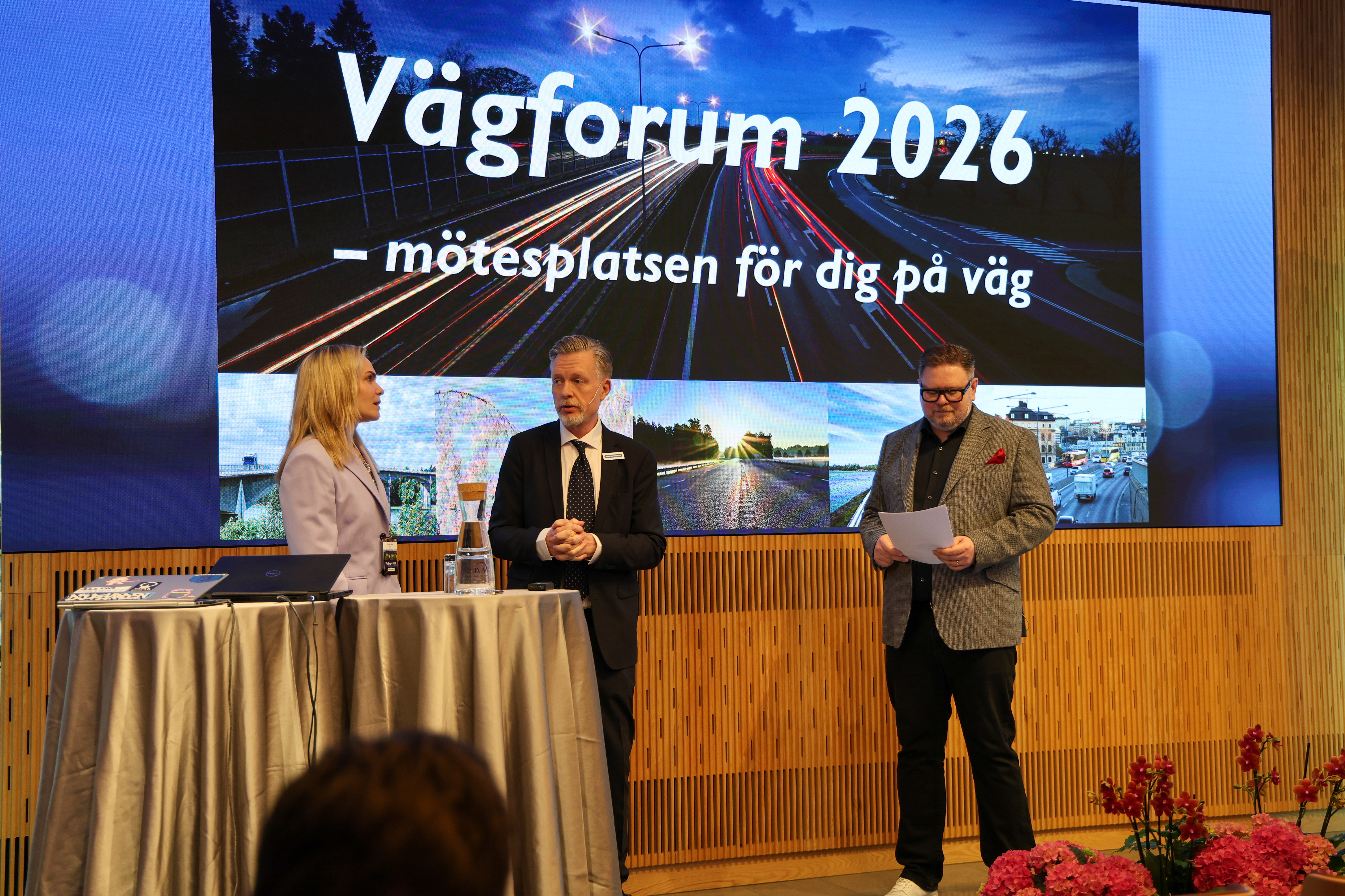 Anders Josephsson, Transportföretagen, Kristin Eklöf, Salbo.ai och Per Ankersjö, moderator