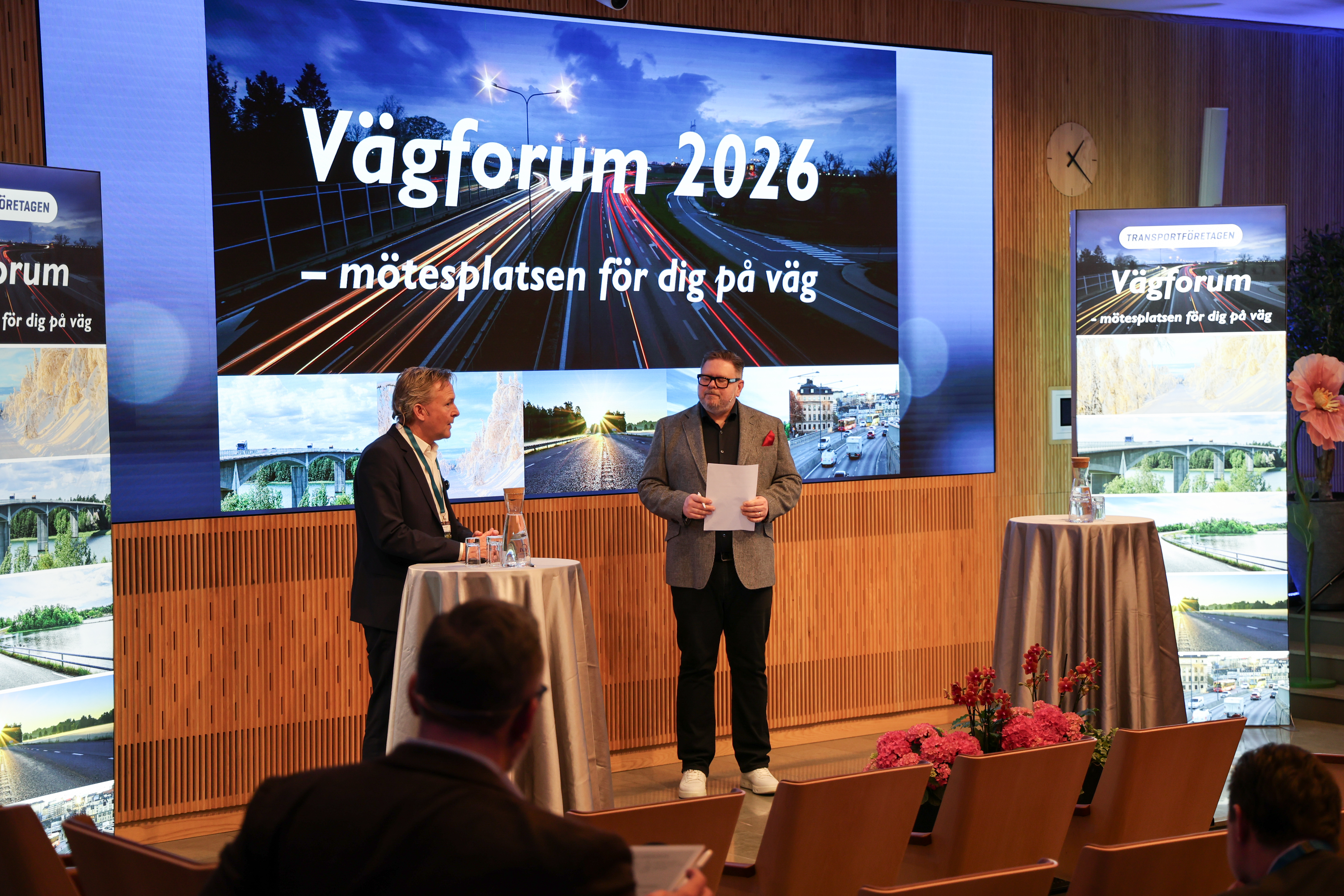 Peter Strannegård, vd Fortum och Per Ankersjö, moderator