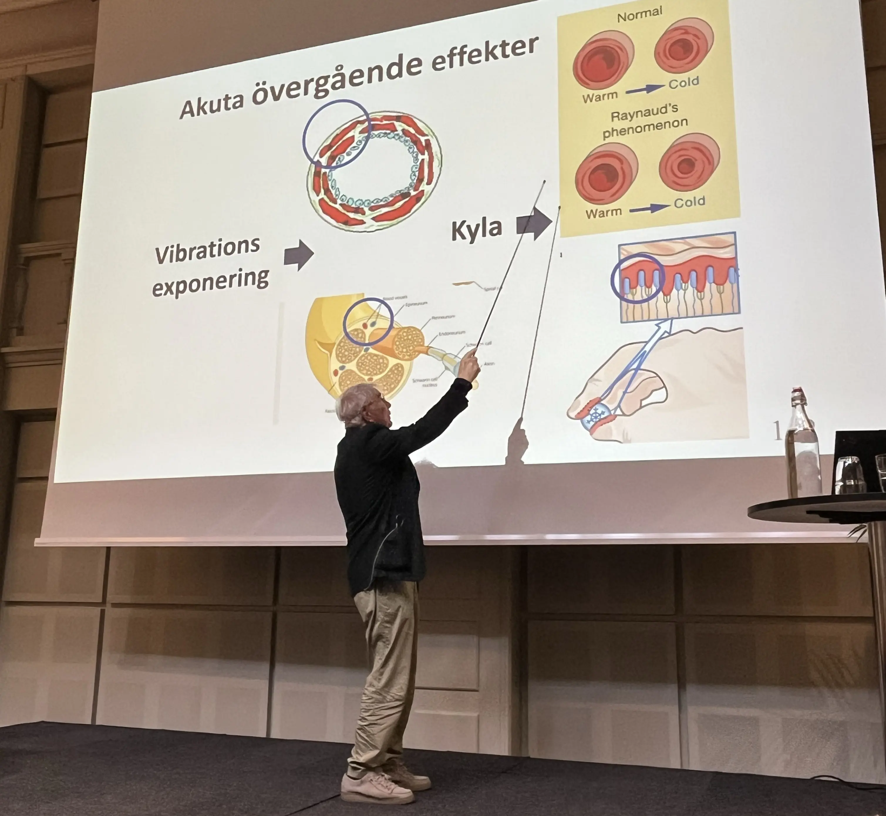 Tohr Nilsson, forskare inom vibrationsskador vid Umeå universitet