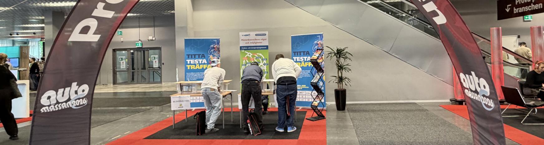 Succé på Automässan: 1 500 ungdomar provade på motorbranschen