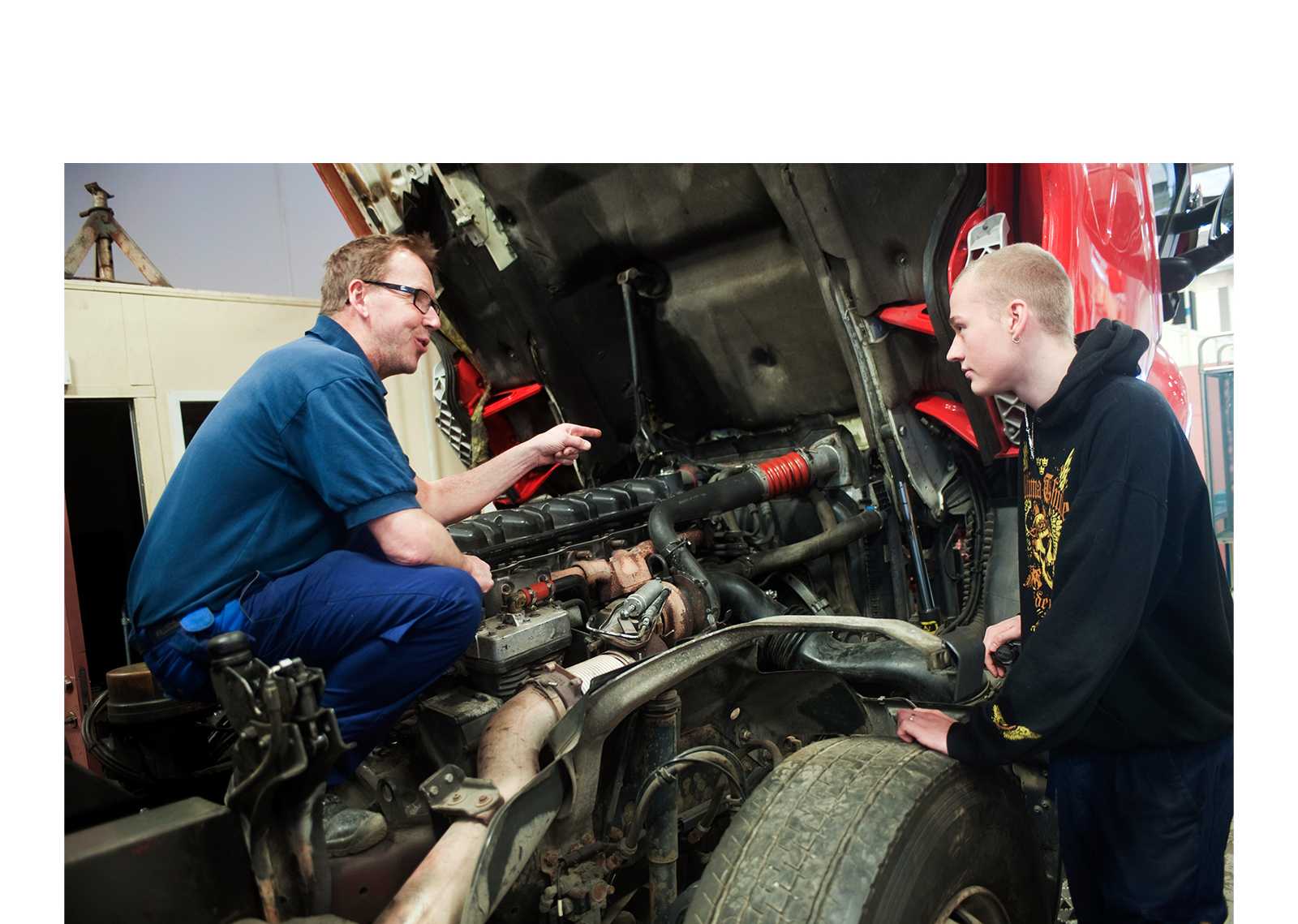 Yrkesprov för lastbilsmekaniker