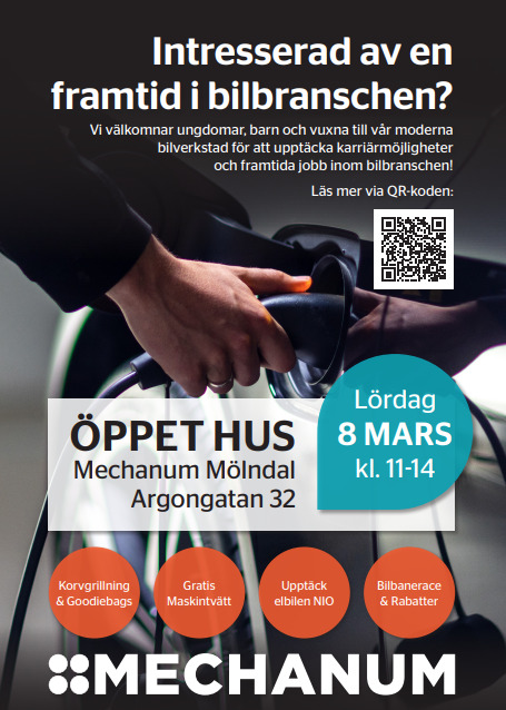 MECHANUM i Mölndal har skapat ett fantastiskt upplägg den 8 mars!