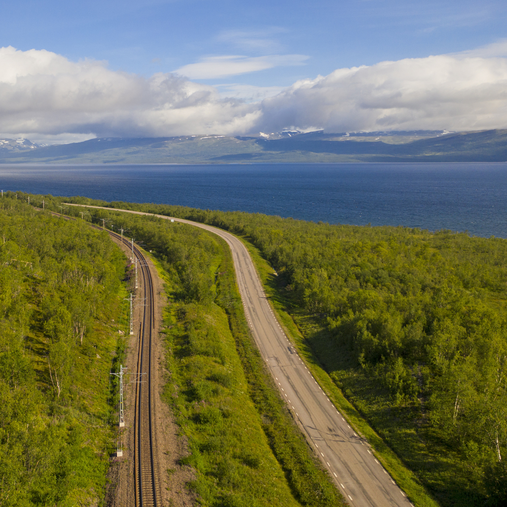 I Norrland är vägarna blodomloppet