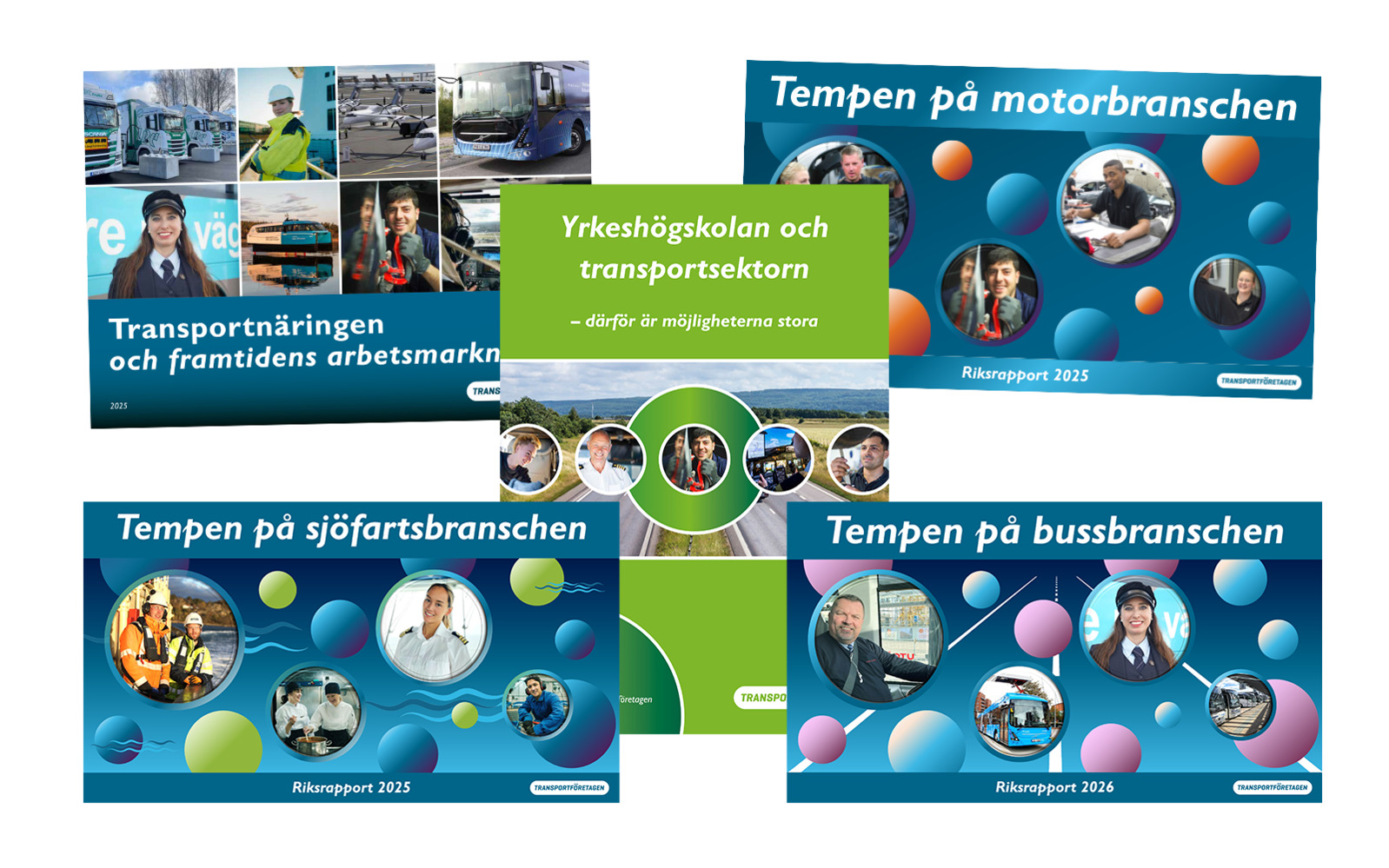 Transportföretagen skapar rapporter som mäter och kartlägger våra branschers olika behov.