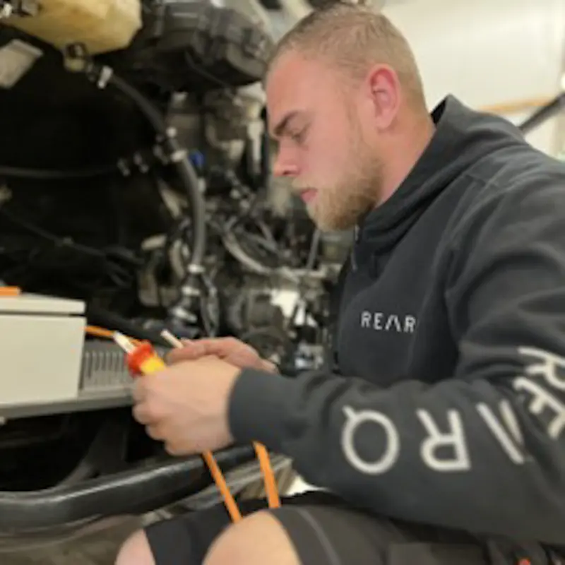 REARQ konverterar dieselbilar till eldrift