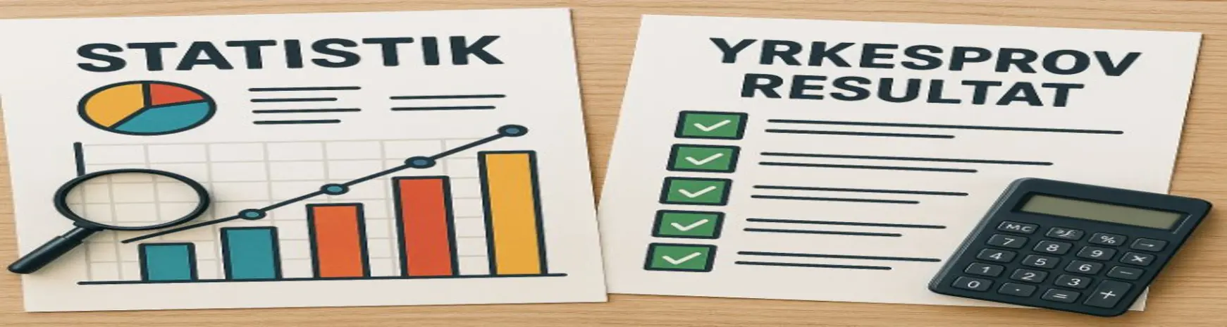 Yrkesprovsresultat och statistik