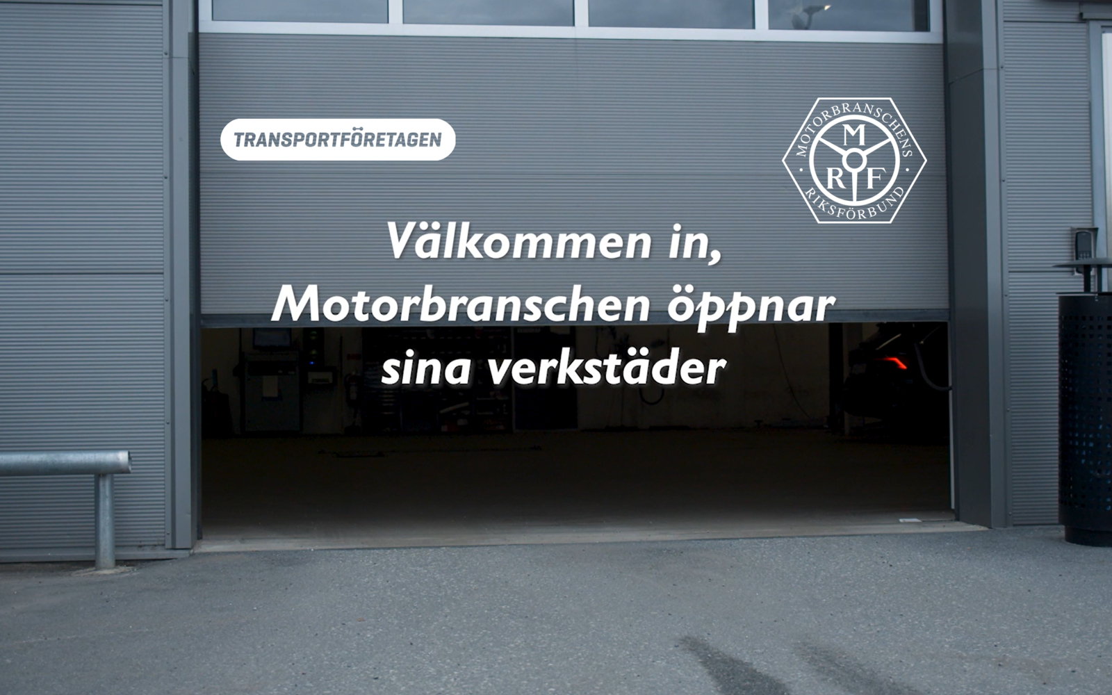 Motorbranschen öppnar sina verkstäder