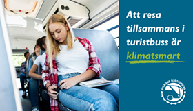 Res klimatsmart i turistbuss